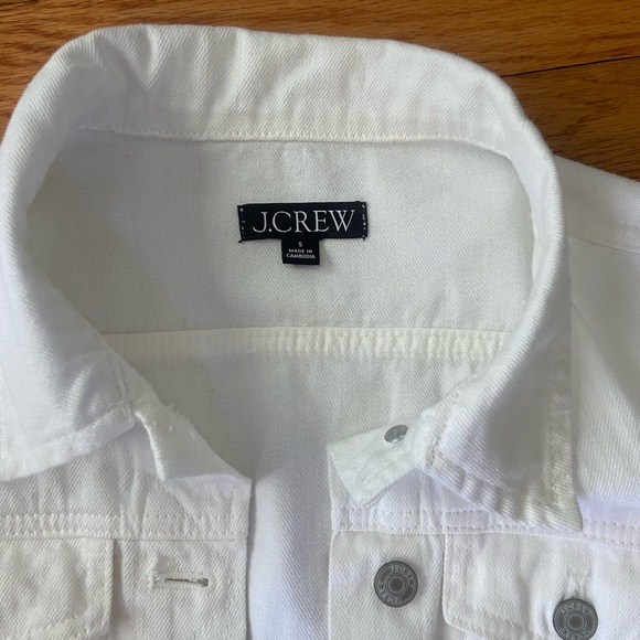 J. Crew White Jean Jacket - Picture 4 of 5